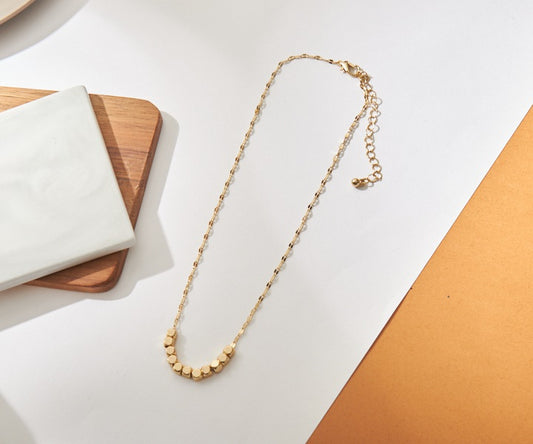 Golden Devine Cubes Necklace For Sale - Fashion Jewelry | Lagnima